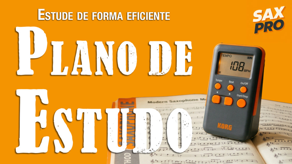 Plano de estudo para saxofone